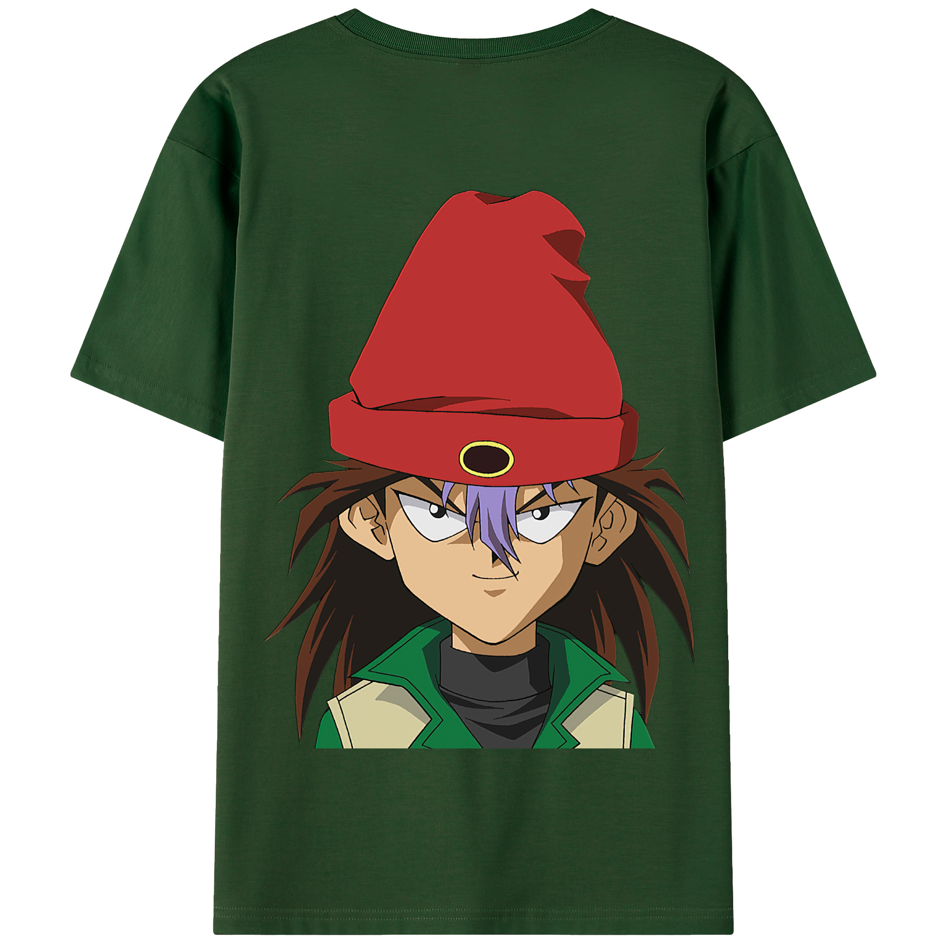 （画像用） 遊☆戯☆王 Yu-Gi-Oh! 綿100％半袖Tシャツ（背面プリント）